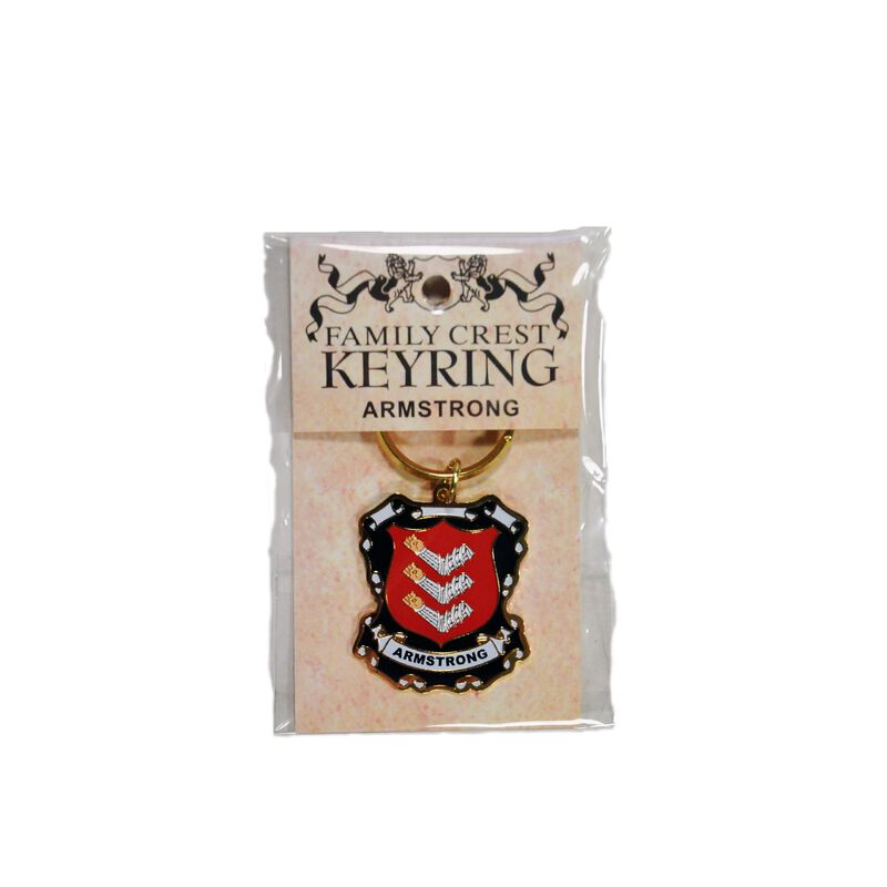 Heraldic Keychain With Crest And Brief History