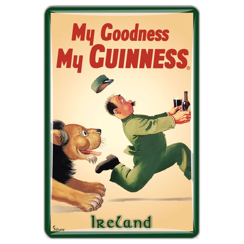 Guinness Official Merchandise Quality Epoxy Magnet With Lion Design