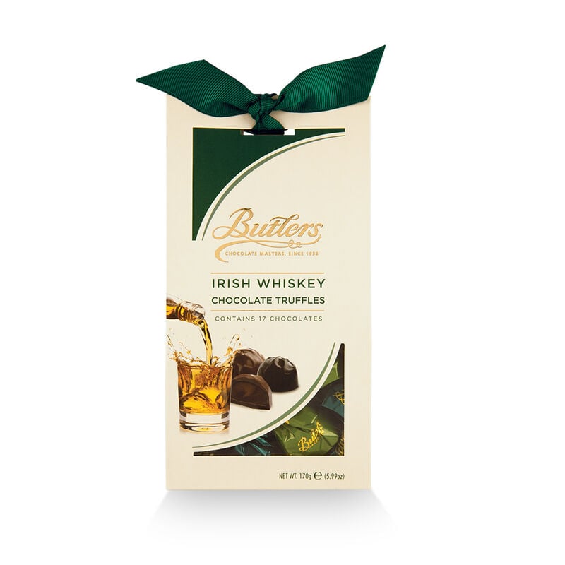 Butlers Milk Chocolate Truffles With Irish Whiskey In Tapered Box  170G