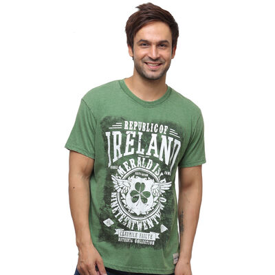 Green Republic Of Ireland Celtic Nations Established Nineteen Twenty Two T-Shirt