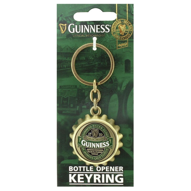 Bottlecap Keychain with St. James Gate Design - Guinness Ireland Collection