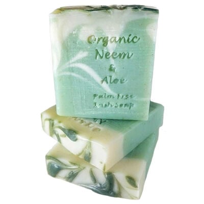 Palm Free Organic Neem Oil and Aloe Vera Soap Bar – Handcrafted in Ireland