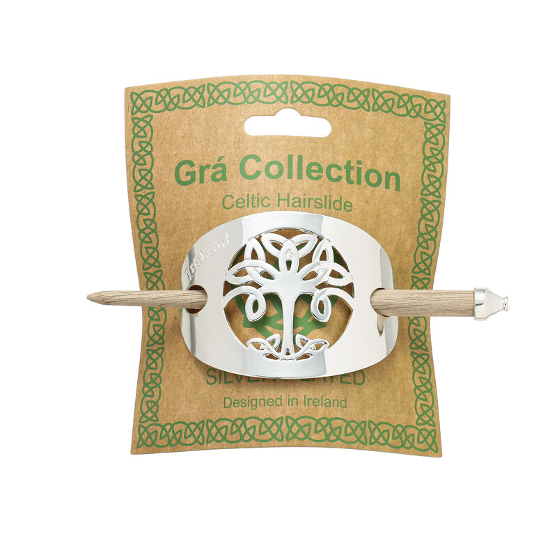 Grá Collection Tree of Life Celtic Hairslide