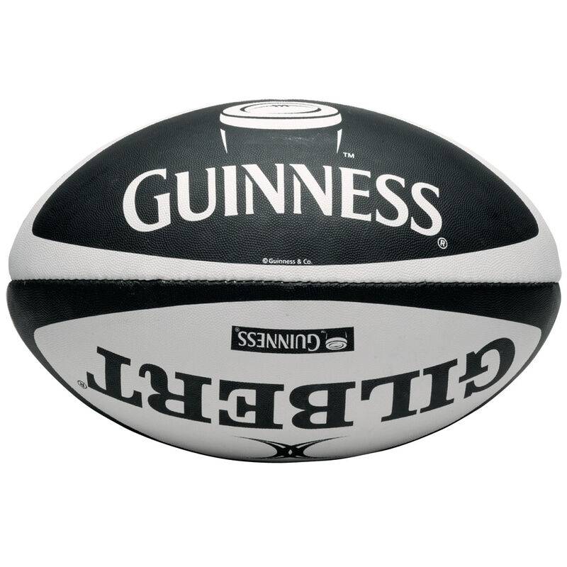 Classic Guinness Design Rugby Match Ball  Made By Gilbert Size 5