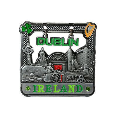 Ireland Dublin Designed Charm Magnet