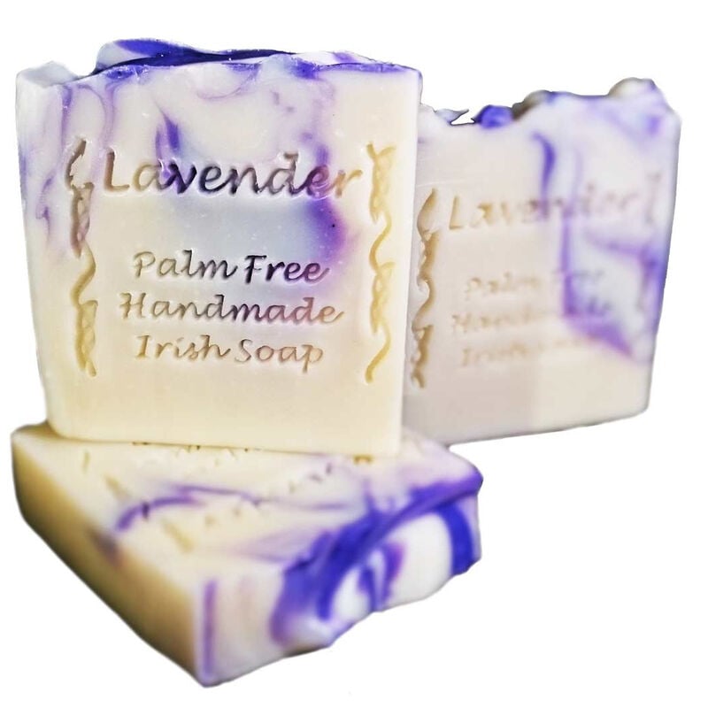 Palm Free Irish Lavender Creamy Soap Bar – Handcrafted in Ireland