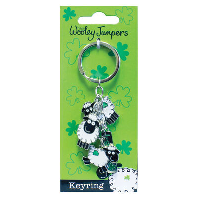 Sheep Charm Keychain - Wooley Jumper