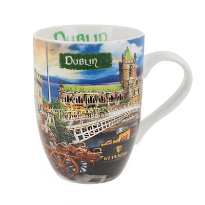 Dublin Montage Tulip Mug With Famous Dublin Landmarks