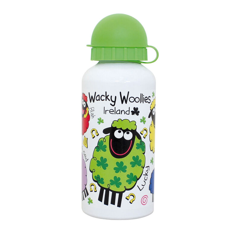 Wacky Woollies Collection Metal Water Bottle With Plastic Lid