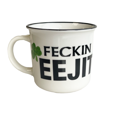 Feckin Eejit White Mug