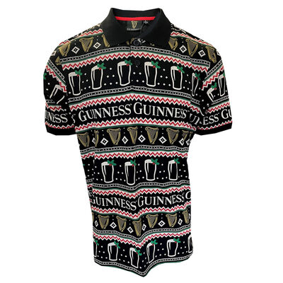Guinness Christmas Polo Shirt