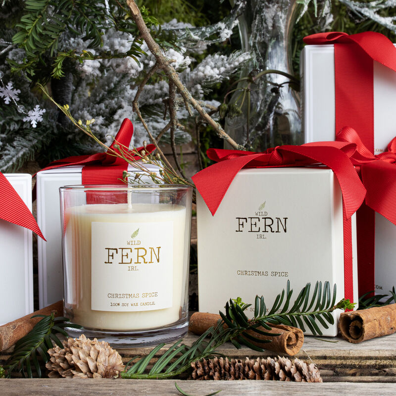 Wild Fern Ireland Christmas Spice Scented Candle