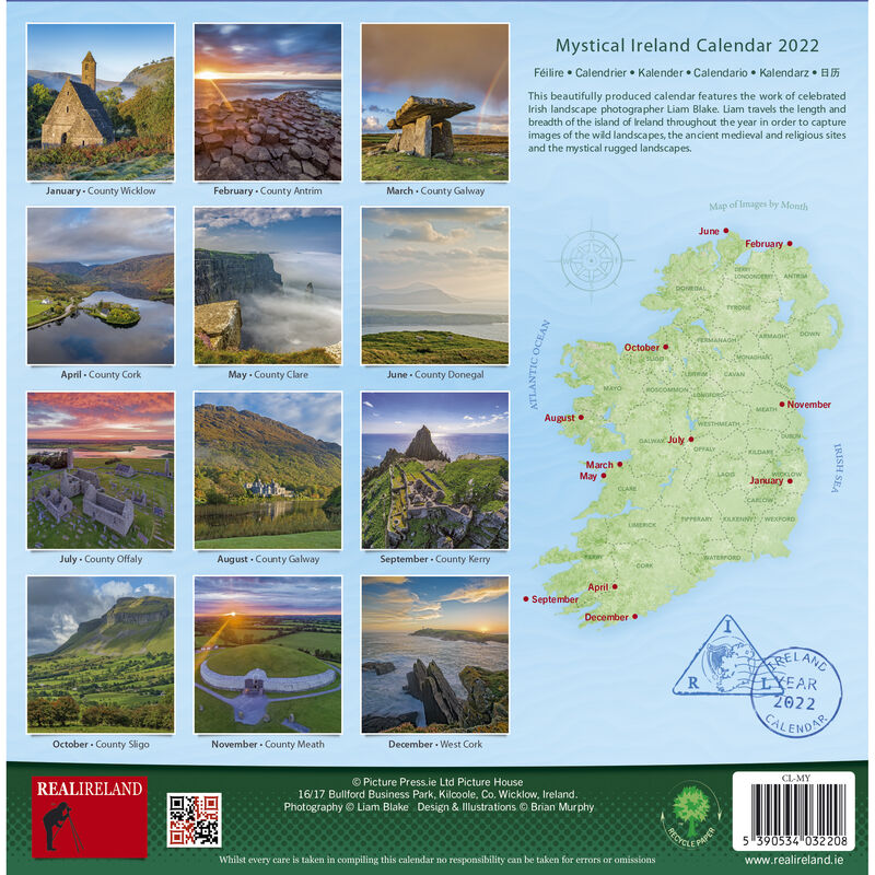 A5 Mystical Ireland 2021 Calendar by Liam Blake