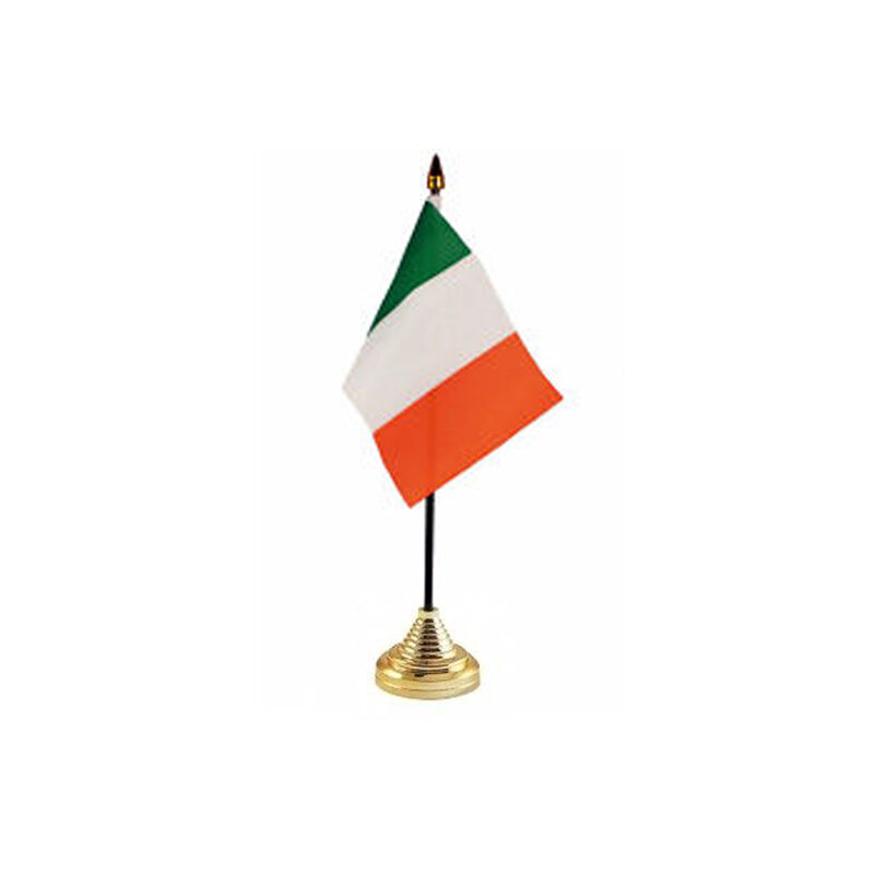 Tricolour Desktop Flag and Stand