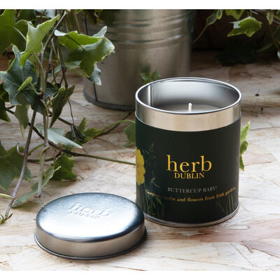 Herb Dublin Buttercup & Bee Balm Tin Candle