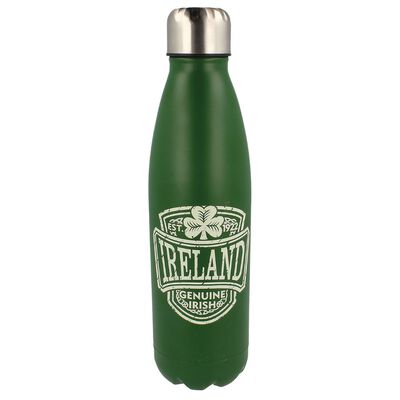 Genuine Irish Ireland College Water Bottle Metal With Irish Crest