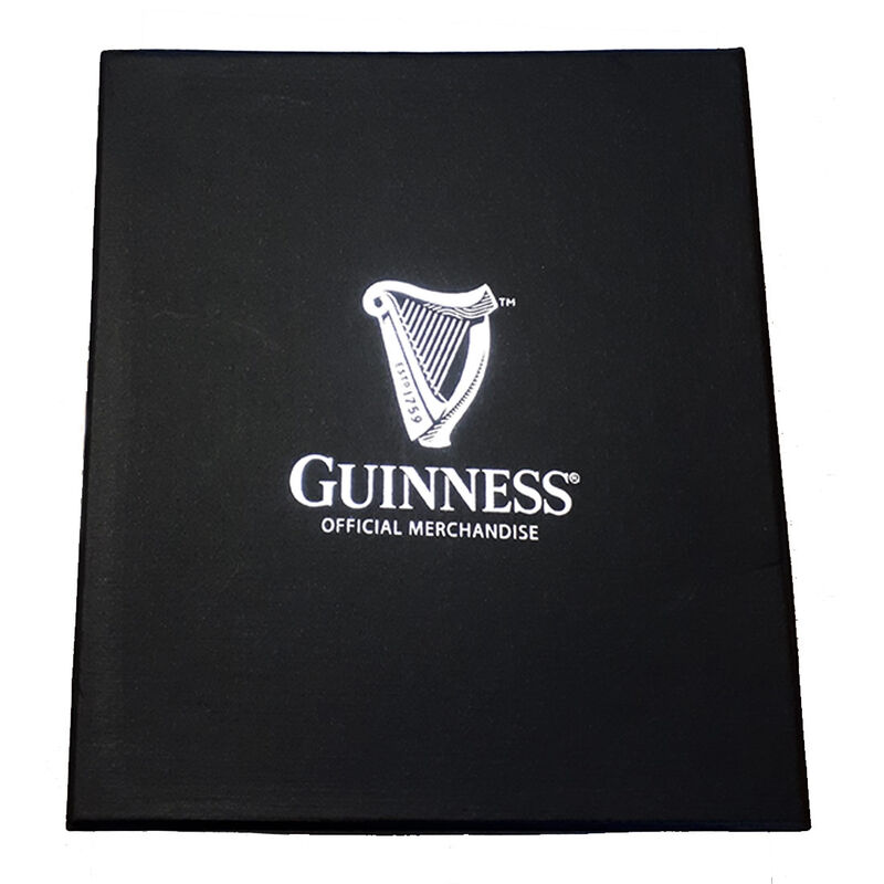 Dimpled Glass Tankard with St. James Gate Label - Guinness Ireland Collection (Optional Gift Box)
