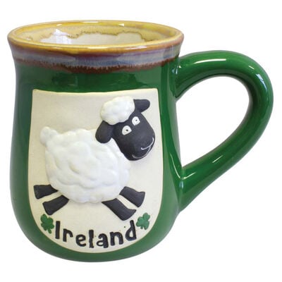 Ireland Pottery Mug With Sheep