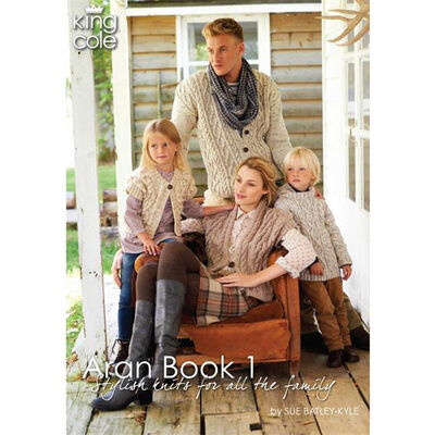 Aran Book 1 -Stylish Knits For All The Family by Sue Batley-Kyle