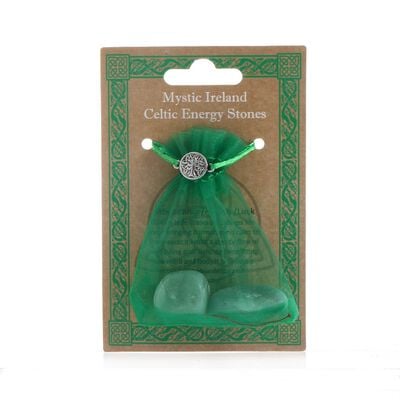 Mystic Ireland Celtic Energy Stones – Jade Bagged Stones