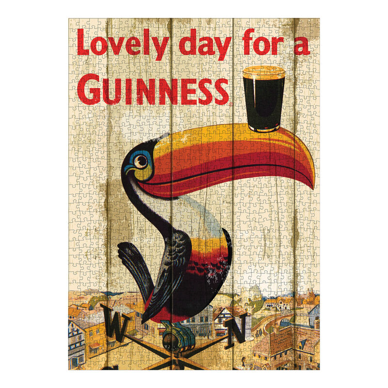 Official Guinness 1000 Piece Jigsaw Puzzle With Toucan Design