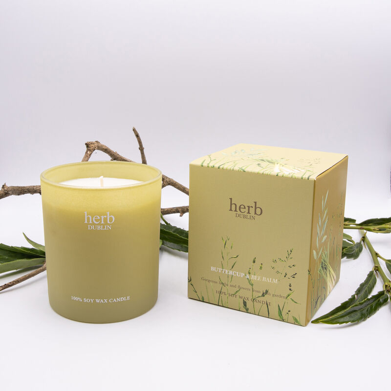 Herb Dublin Buttercup & Bee Balm Boxed Candle