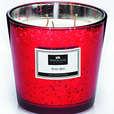 Festive Spice Luxury 3 wick Candle 