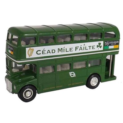 Green Dublin Double Deck Bus