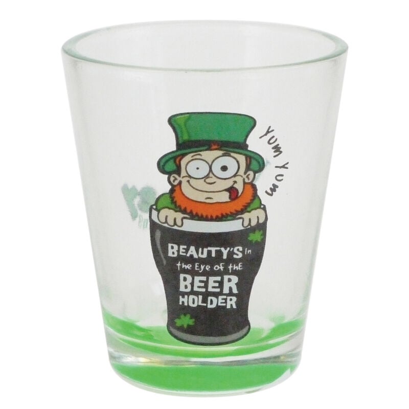 Loose Shot Glass With Looney Lep In Pint Design
