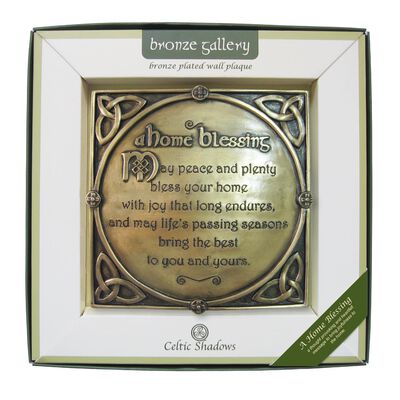 Wooden Wall Plaque With Irish Home Blessing