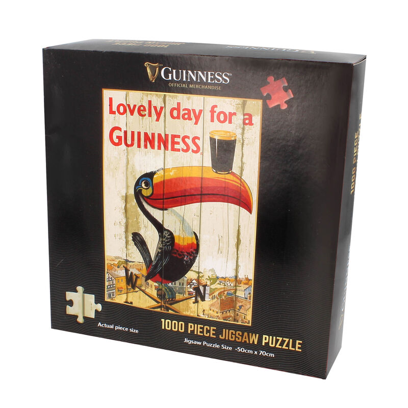 Official Guinness 1000 Piece Jigsaw Puzzle With Toucan Design