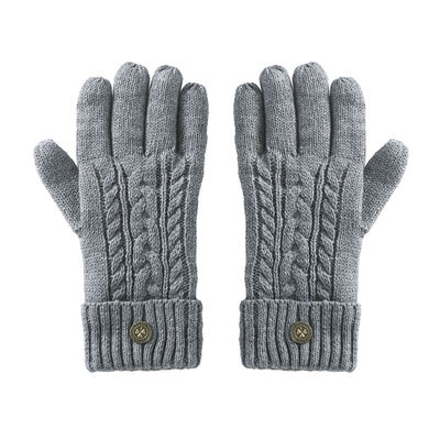 Celtic Weave Mens Knit Gloves