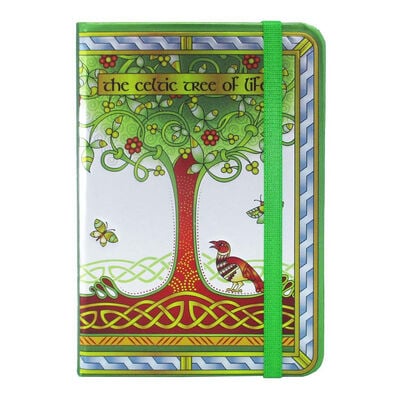 Celtic Notes Hardcover Tree Of Life Notebook  14.5X9.5 A6 