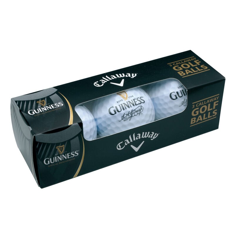 Guinness Callaway - 3 Pack Golf Balls Officially Licensed Products