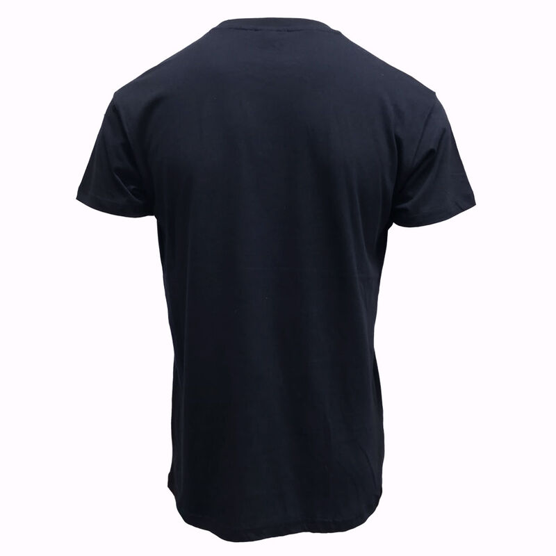 Navy Round Neck T-shirt With Celtic Spiral Design With Ireland Text