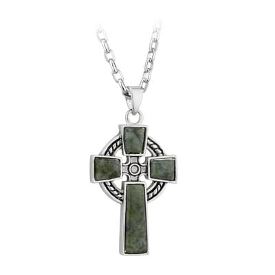 Connemara Marble Cross Pendant