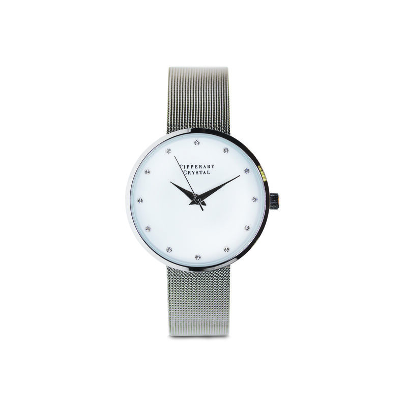 Tipperary Crystal Ultimito Silver Watch