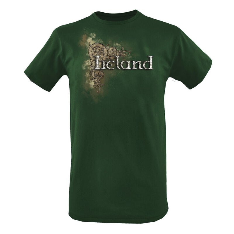 Bottle Green Ireland Celtic Designed T-Shirt