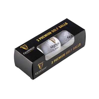 Guinness 3 Pack Premium Golf Balls