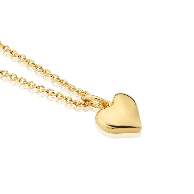 Gold Plated Amy Huberman Newbridge Silverware Heart Pendant