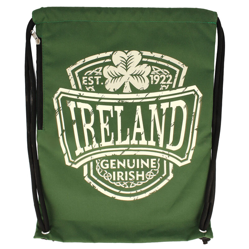 Genuine Irish Ireland College Designed Drawstring Bag