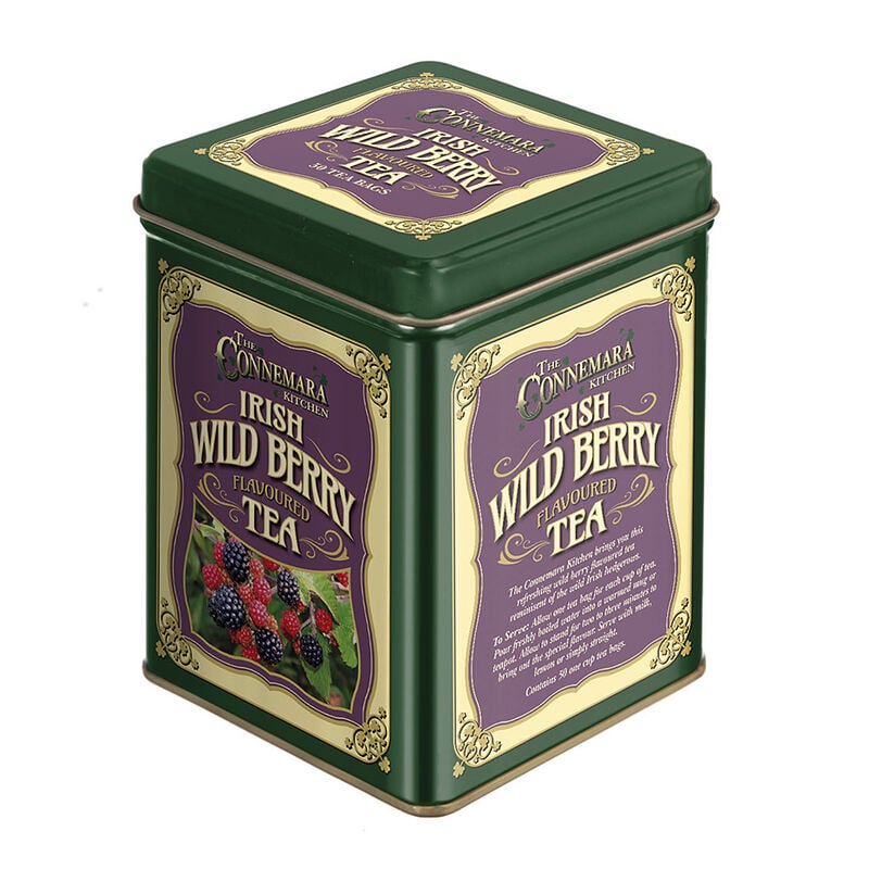 The Connemara Kitchen Tin Of Irish Wild Berry Favoured Tea
