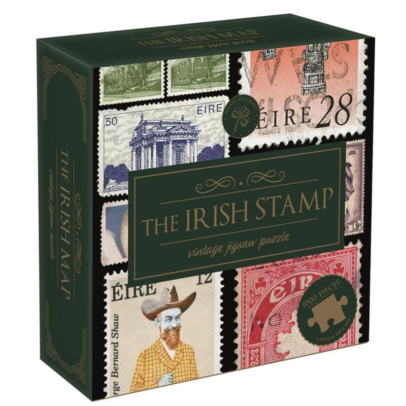 The Irish Stamp Beautifully Illustrated Vintage 1000 Pieces Jigsaw Puzzle